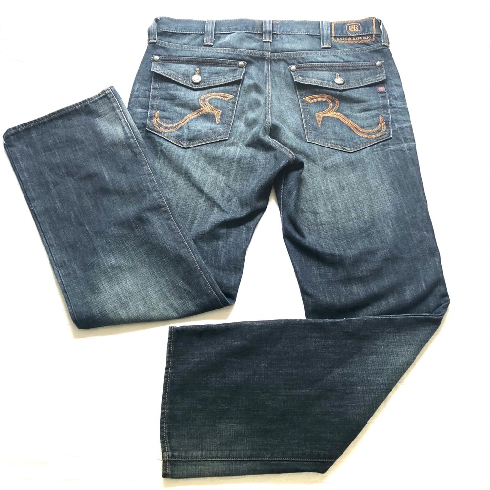 SOLD! Rock & Republic NEIL 36x32 Men’s Jeans - Picture 4 of 8